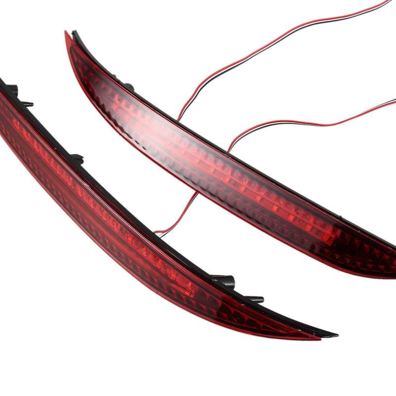 for Cerato 2015 2016 Car Red Led Rear Bumper Reflector LED Stop Brake Light Tail Fog Parking Lamp