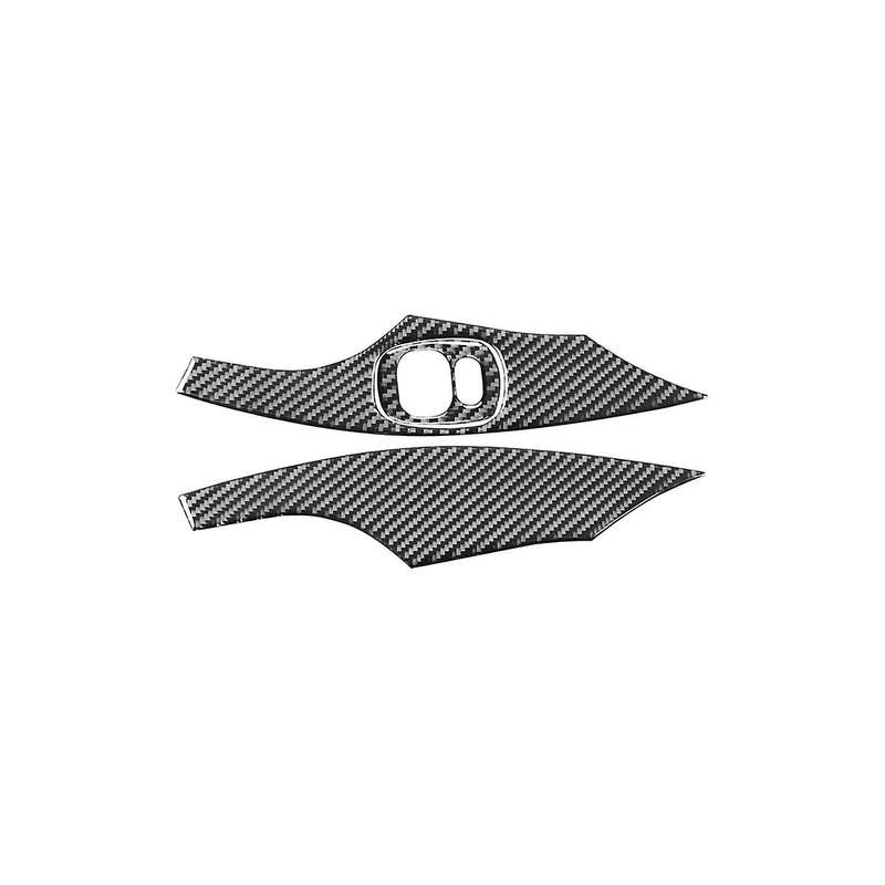 for Celica 2000-2005 Soft Carbon Fiber Window Control Lifting Switch Panel Cover Trim Sticker Access