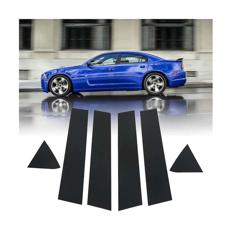 for Charger 20062010 Car Window Pillar Post Decal Trim, Side Door Window Cover Trim Replacement (g