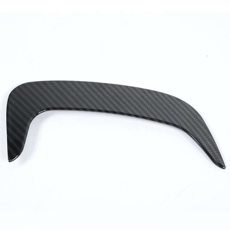for Charger 2015-2021 Car Carbon Fiber Rear Bumper Wind Knife Trim Side Fin Air Intake Grille Cover