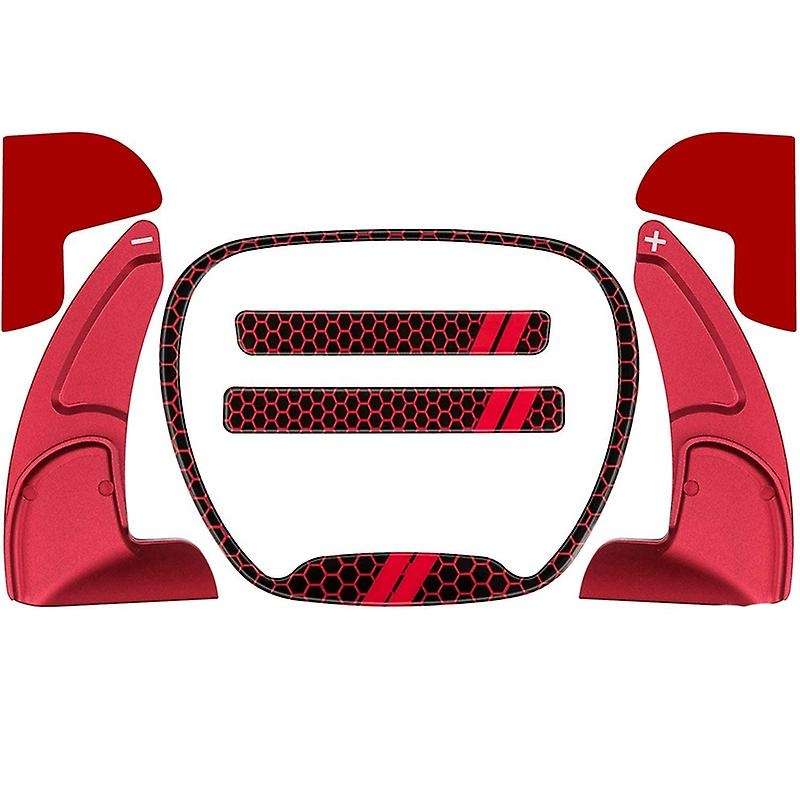 for Charger Durango 2015-2020 Interior Accessories Steering Wheel Shift Paddle Extended+Emblem Kit