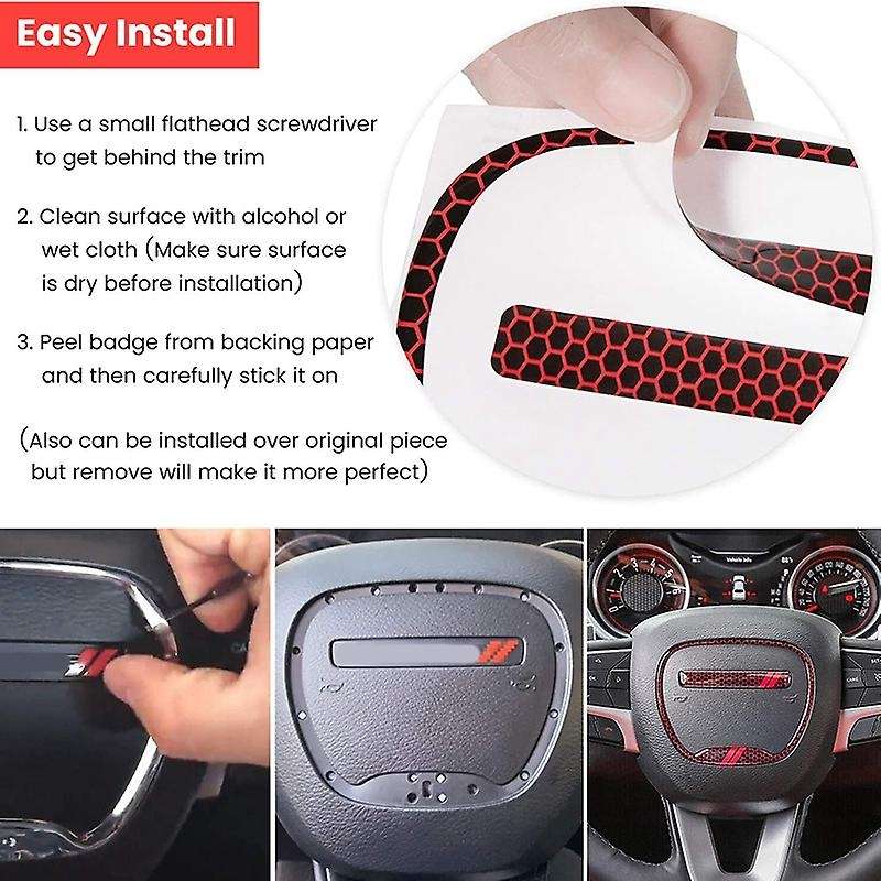 for Charger Durango 2015-2020 Interior Accessories Steering Wheel Shift Paddle Extended+Emblem Kit