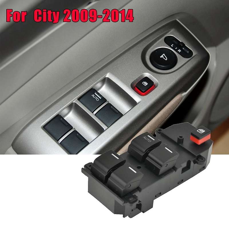 for City 2009-2014 Power Master Window Lift Control Switch Front Left LH Driver Side LHD 35750-TM0-F
