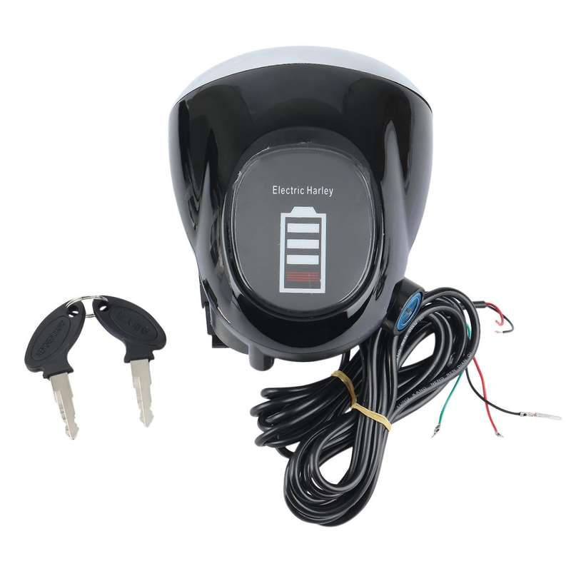 for Citycoco Electric Scooter Angel Eye 60V Speed Meter Accessories Headlight Key Electric Lock Kit