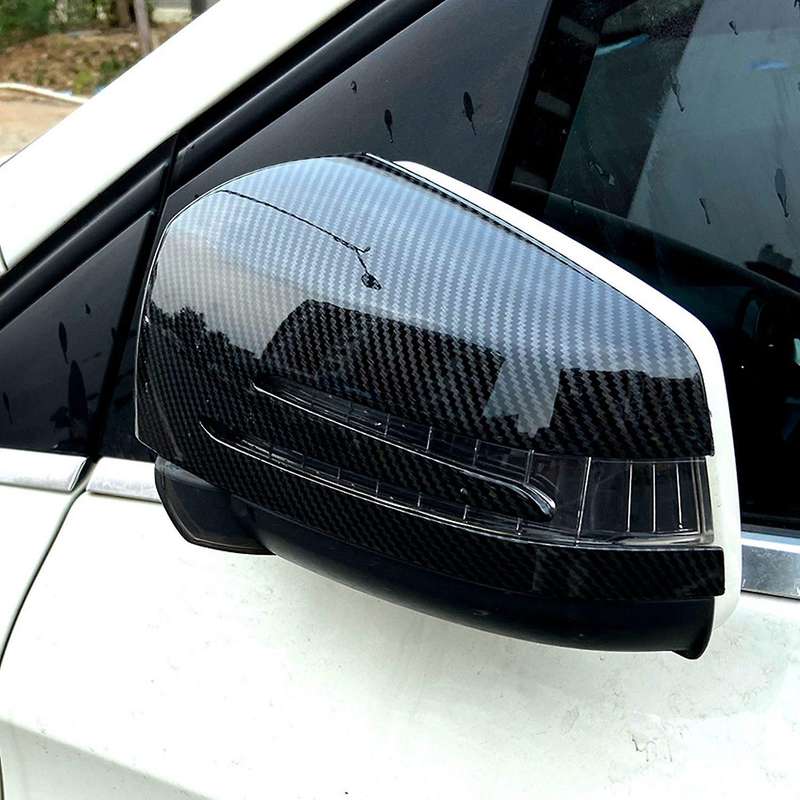 for CLA GLA C E Class W176 C117 X156 W204 W212 Carbon Fiber ABS Side Rear View Mirror Cover Trim