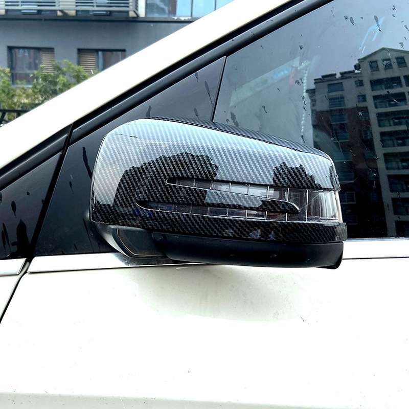 for CLA GLA C E Class W176 C117 X156 W204 W212 Carbon Fiber ABS Side Rear View Mirror Cover Trim