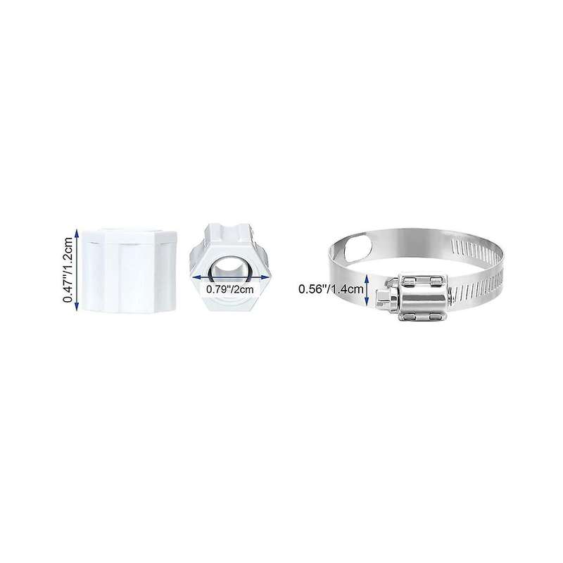 for CL200 220 Offline Feeder Connection Pack with Saddle Clamp Chlorinator Feeder Hose Tubing Swimmi