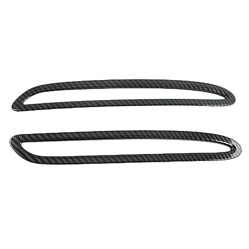for CLA180 CLA200 C118 2020 Carbon Fiber Rear Fog Light Lamp Foglight Cover Trim Decoration Frame