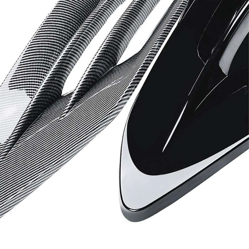 for Class W167 C167 Gle450 2024+ Front Bumper Fog Light Grille Cover Trim Carbon Fiber