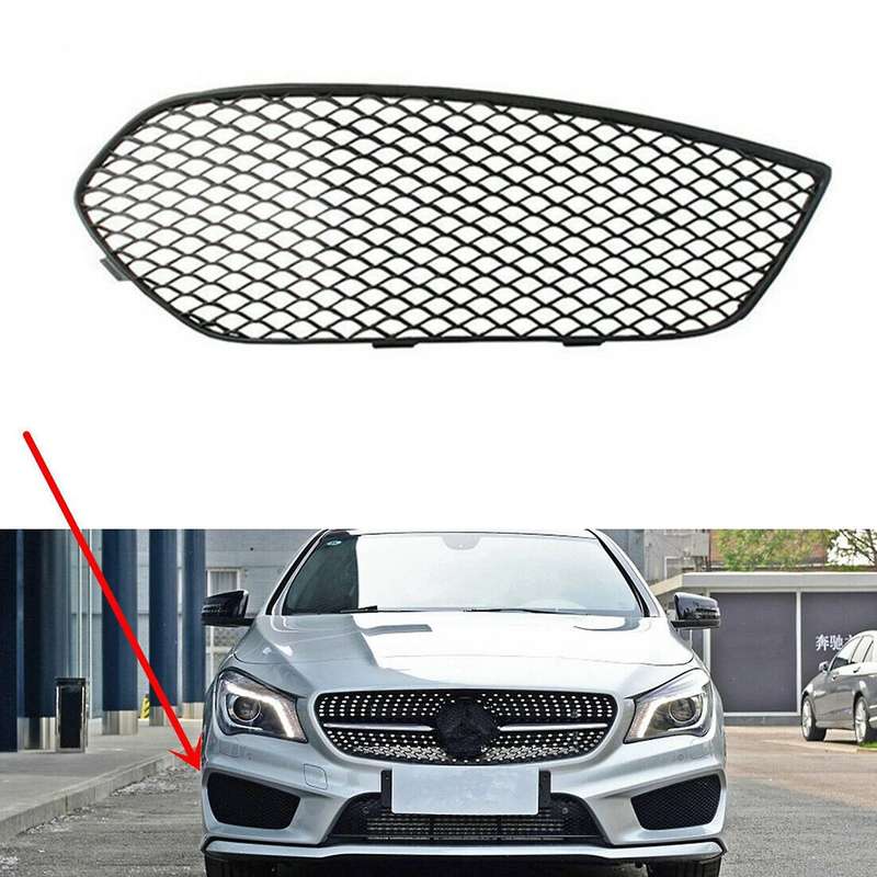 for CLA250 14-16 Front Driver Left Bumper Mesh Grille Grid 1178851722