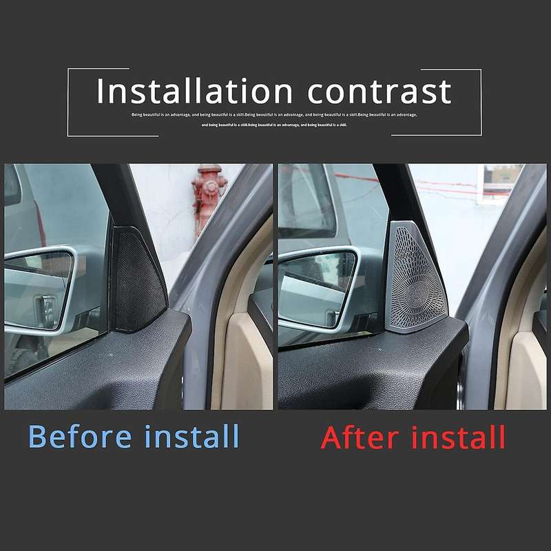 for Class X204 2008-2015 Car Aluminum Alloy Door Audio Tweeters Speaker Cover Trim