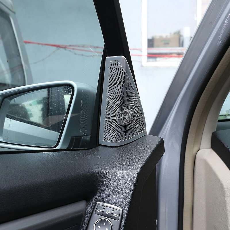 for Class X204 2008-2015 Car Aluminum Alloy Door Audio Tweeters Speaker Cover Trim