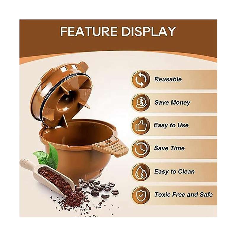 for Coffee Maker Filter Basket Coffee Maker Accessories Reusable Single Coffee Filter