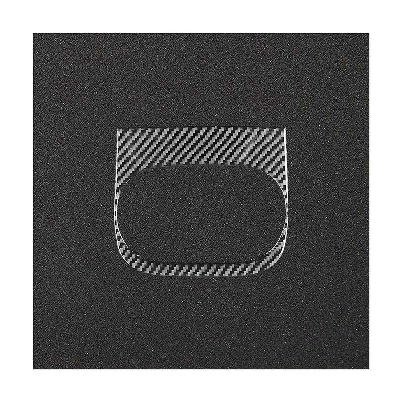 for Cobalt 2005-2010 Soft Carbon Fiber Car Rear Seat Water Cup Holder Cover Trim Sticker Accessories