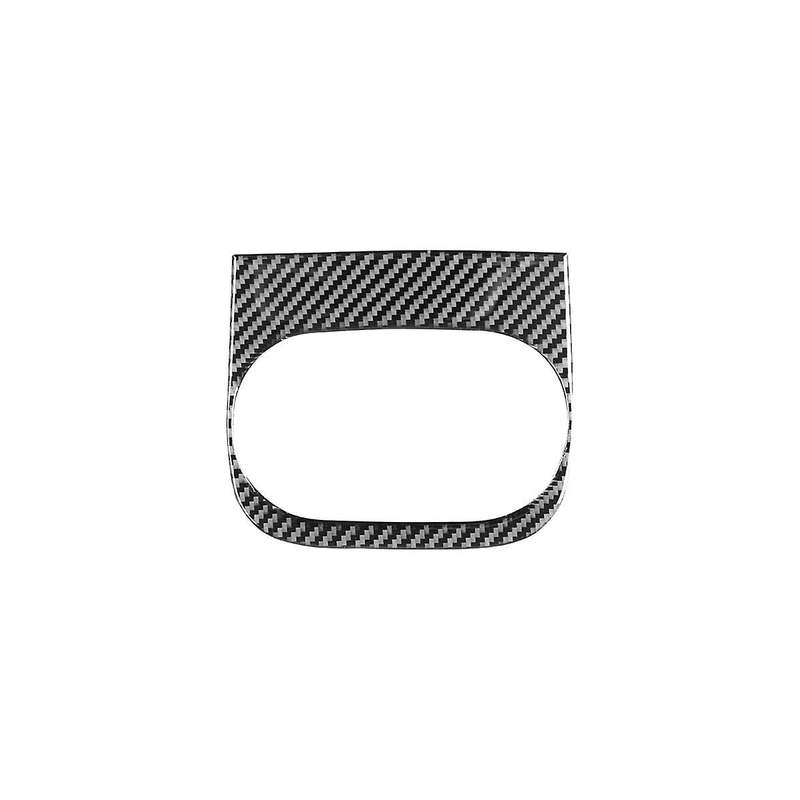 for Cobalt 2005-2010 Soft Carbon Fiber Car Rear Seat Water Cup Holder Cover Trim Sticker Accessories
