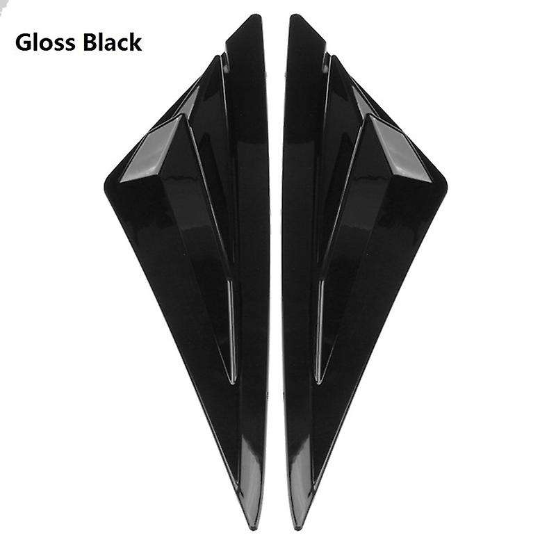 for CN7 2020-2021 2PCS/Set Rear Side Window Shutters Decoration Trim Body Kits Glossy Black