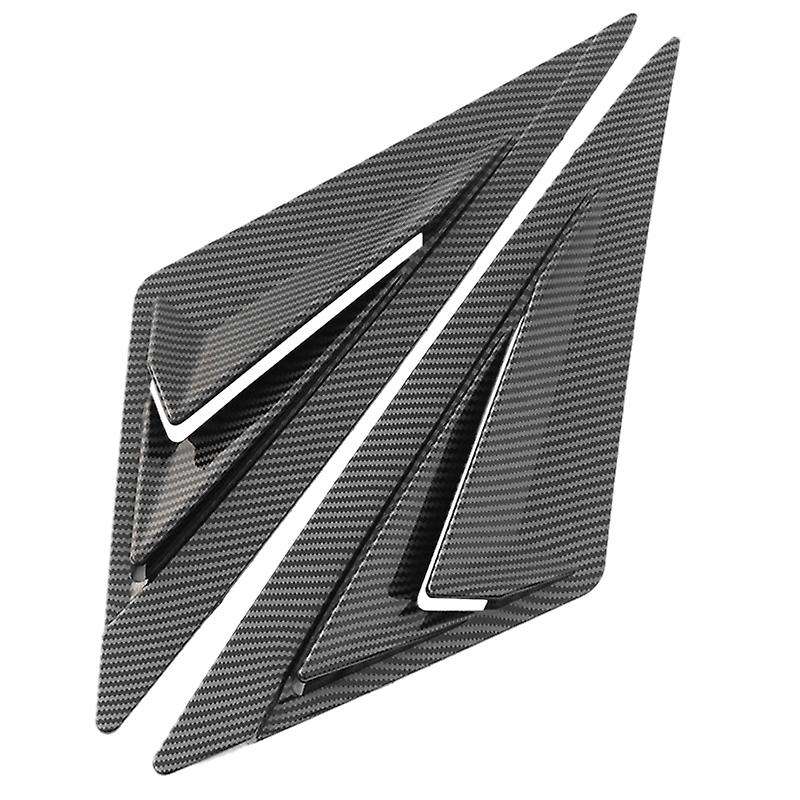 for CN7 2020-2021 2PCS/Set Rear Side Window Shutters Decoration Trim Body Kits Carbon Look