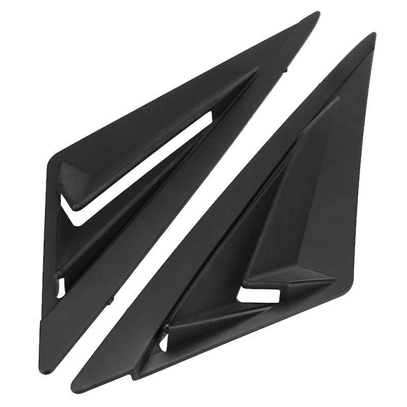 for CN7 2020-2021 2PCS/Set Rear Side Window Shutters Decoration Trim Body Kits Matt Black