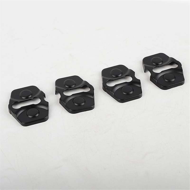 for Commander 2006-2010 Car Door Lock Buckle Protector Cover Trim Accessorie ABS Black 4PCS