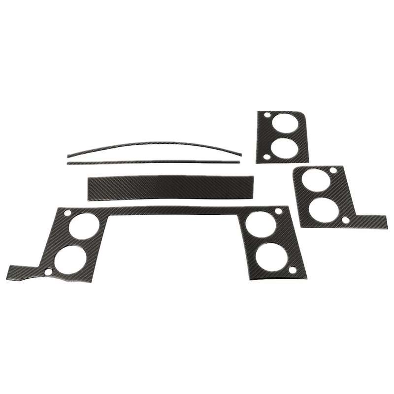 for Commander 2006-2010 Carbon Fiber Car Center Console Air Condition Vent Cover Trim Kit Sticker A