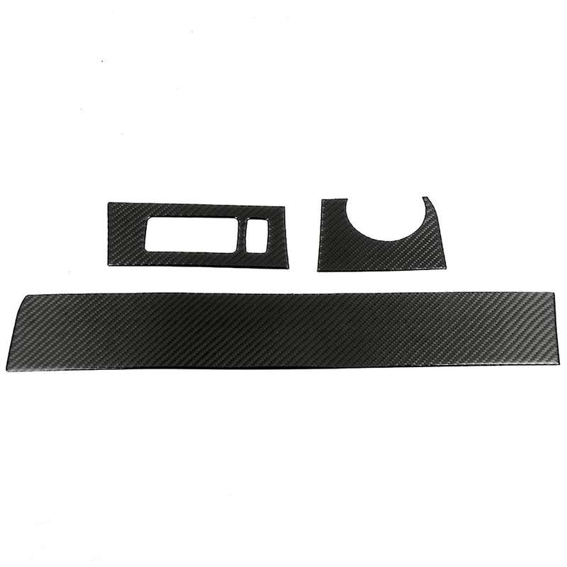 for Commander 2006-2010 Carbon Fiber Car Center Console Dashboard Panel Cover Trim Sticker Accessor