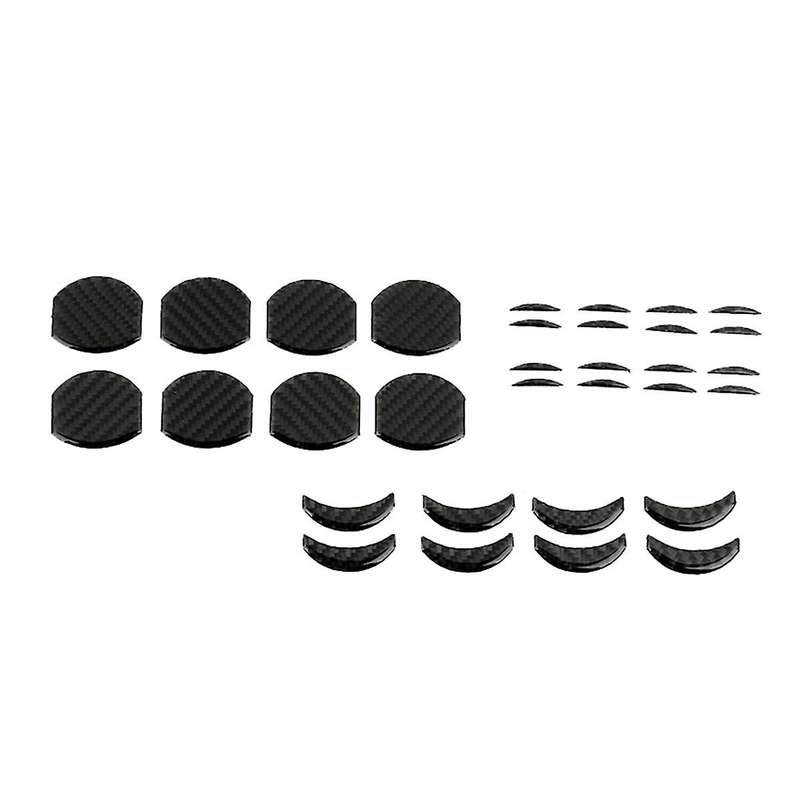 for Commander 2006-2010 Carbon Fiber Car Center Console Air Conditioning Vent Cover Trim Sticker Acc