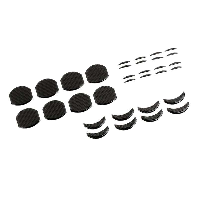 for Commander 2006-2010 Carbon Fiber Car Center Console Air Conditioning Vent Cover Trim Sticker Acc