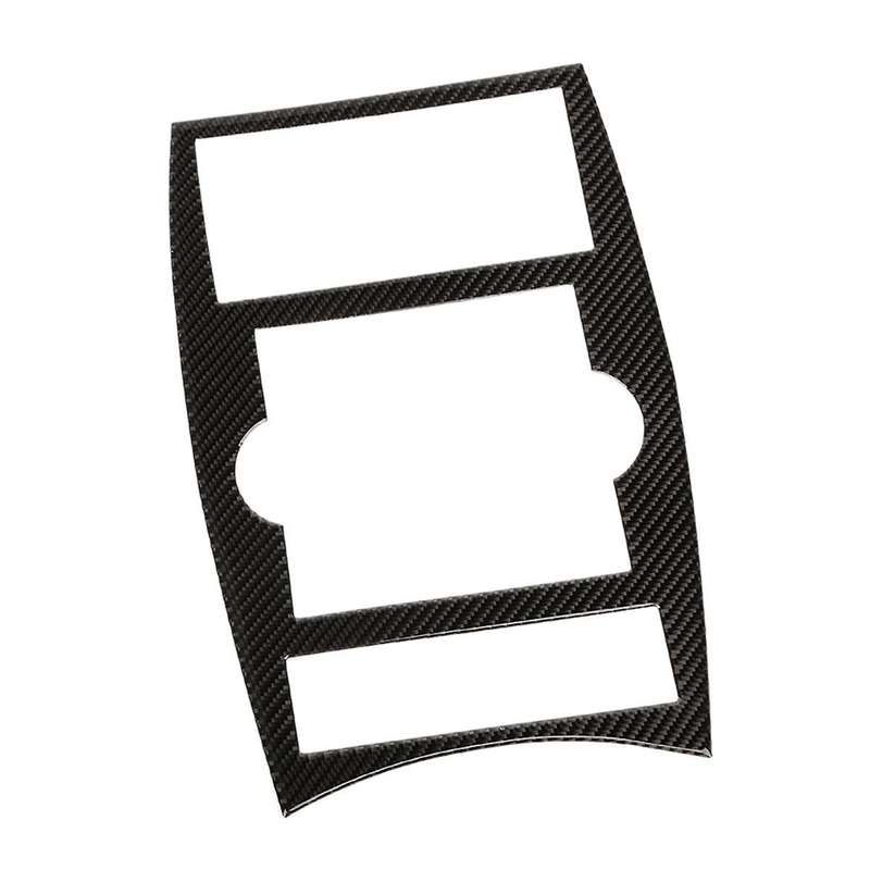 for Commander 2006-2010 Carbon Fiber Car Central Control Navigation Panel Cover Trim Sticker Access
