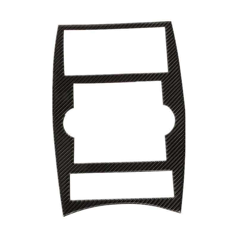for Commander 2006-2010 Carbon Fiber Car Central Control Navigation Panel Cover Trim Sticker Access