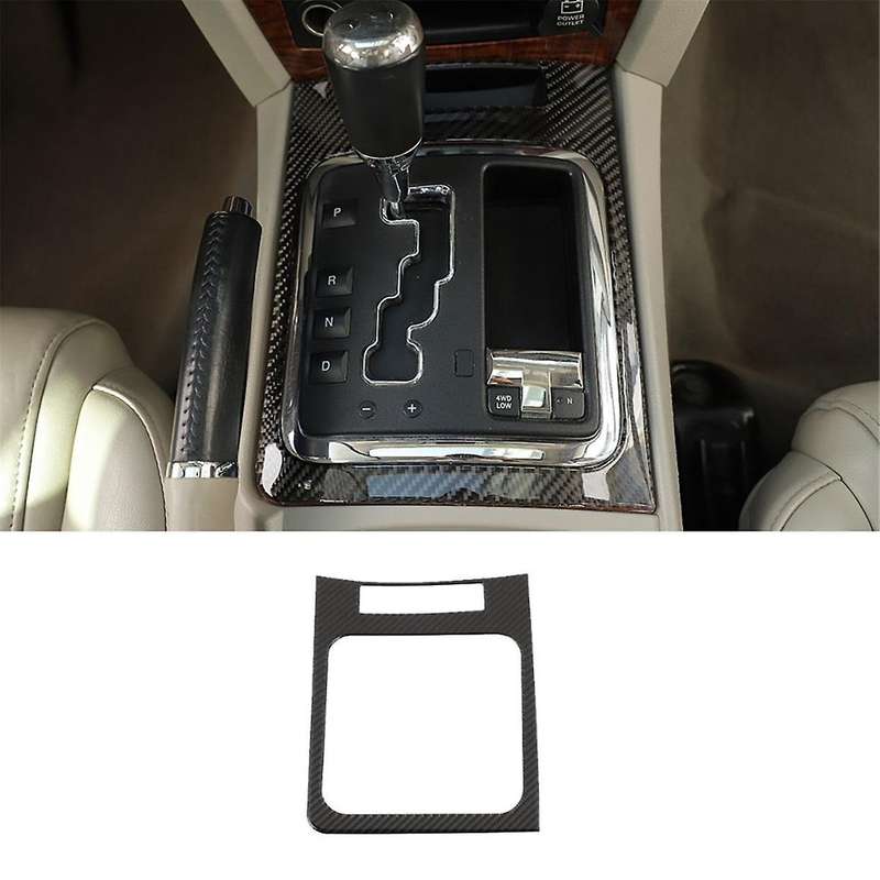 for Commander 2006-2010 Carbon Fiber Car Central Control Gear Shift Panel Cover Trim Sticker Access