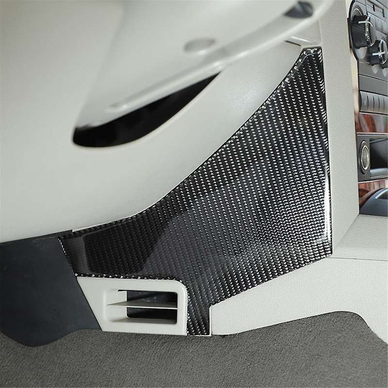 for Commander 2006-2010 Carbon Fiber Car Center Console Side Air Outlet Vent Panel Cover Trim Access
