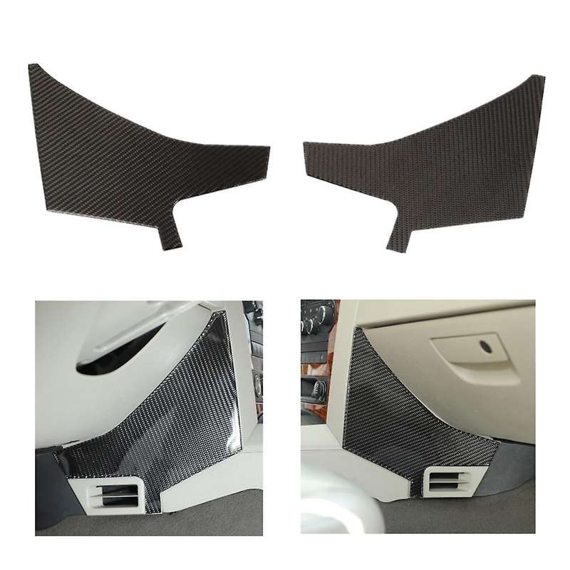 for Commander 2006-2010 Carbon Fiber Car Center Console Side Air Outlet Vent Panel Cover Trim Access