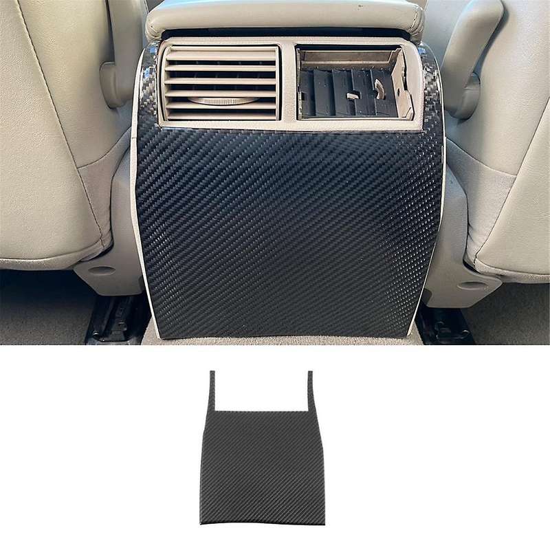for Commander 2006-2010 Carbon Fiber Car Rear Outlet Panel Cover Trim Sticker Accessories