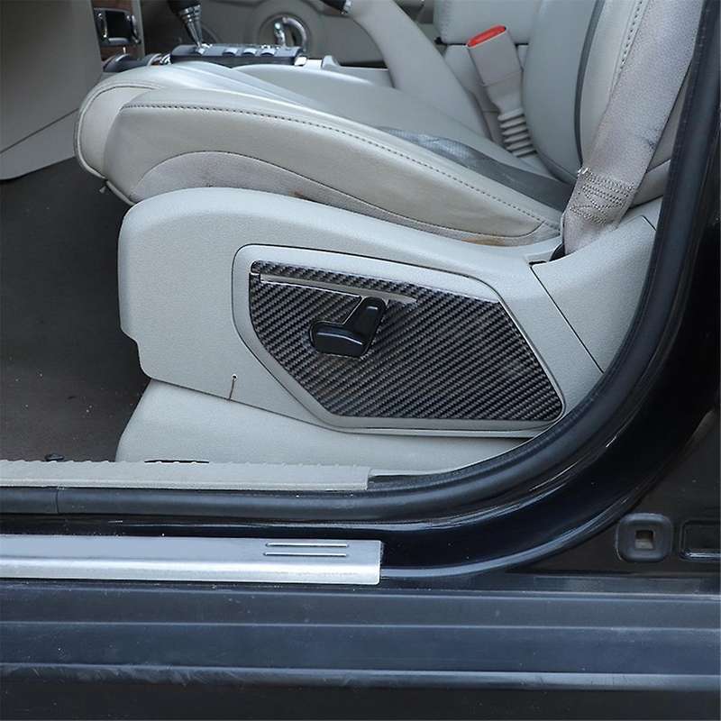 for Commander 2006-2010 Carbon Fiber Car Seat Adjustment Switch Button Panel Trim Sticker Accessori