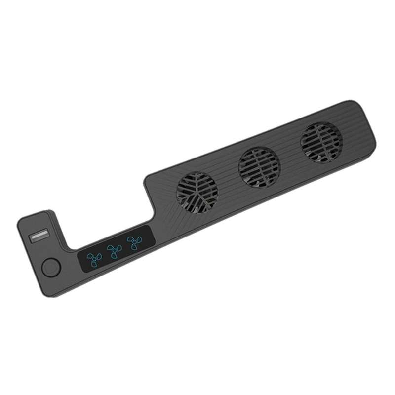 for Cooling Fan Console Rear Cooling Fan 9500RPM Air Cooler with 3 Fans Speed for PS Slim Console Co
