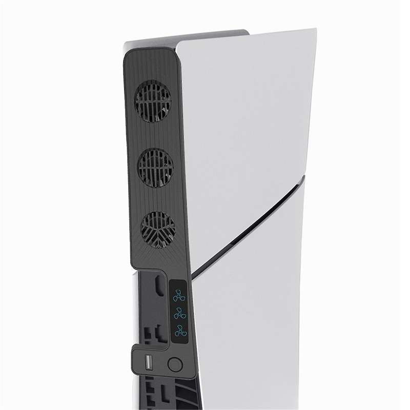 for Cooling Fan Console Rear Cooling Fan 9500RPM Air Cooler with 3 Fans Speed for PS Slim Console Co