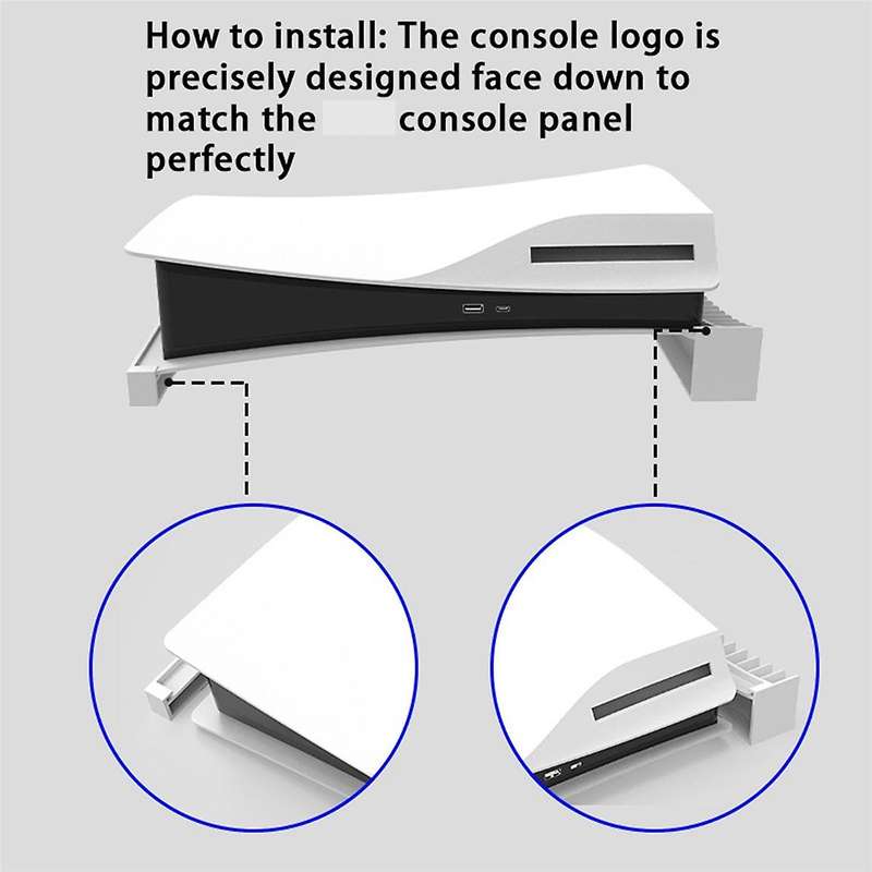 for Console Horizontal Stand Upgraded Desk Stand Portable Base Holder for Console Games Accessories