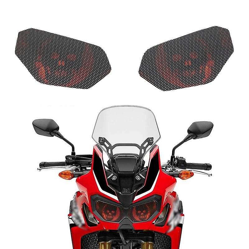 for CRF1000L Afrika Twin 2015-2018 Front Fairing Headlight Stickers Guard Head Light Protection Stic