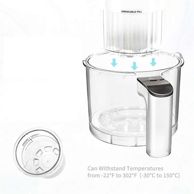 for Creami Deluxe 11-In-1 XL Family Size NC500/NC501 Pints 24 Oz - Dishwasher Safe, , Leak Proof 2 P