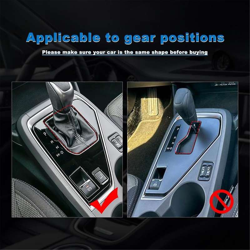 for Crosstrek 2022-2024 LHD Soft Carbon Fiber Car Center Console Gear Shift Panel Cover Trim Accesso