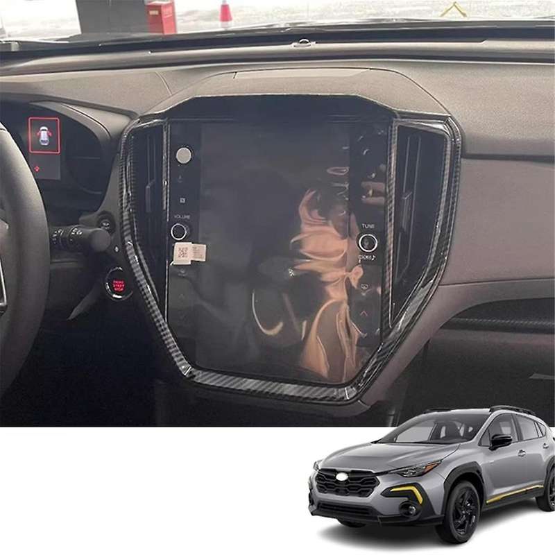 for Crosstrek 2023 2024 Car Center Console Navigation Panel Air Outlet Cover Trim Accessories (abs C