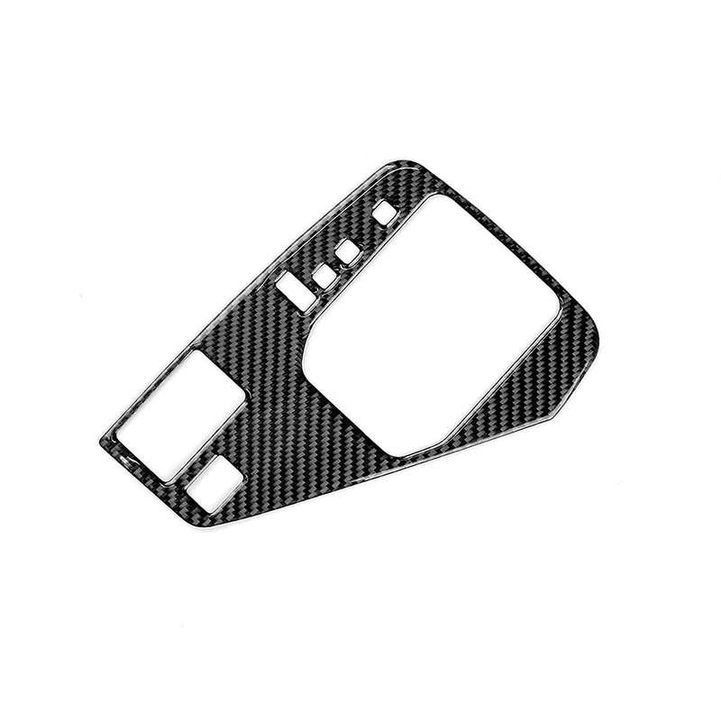 for Crosstrek 2022-2024 LHD Soft Carbon Fiber Car Center Console Gear Shift Panel Cover Trim Accesso
