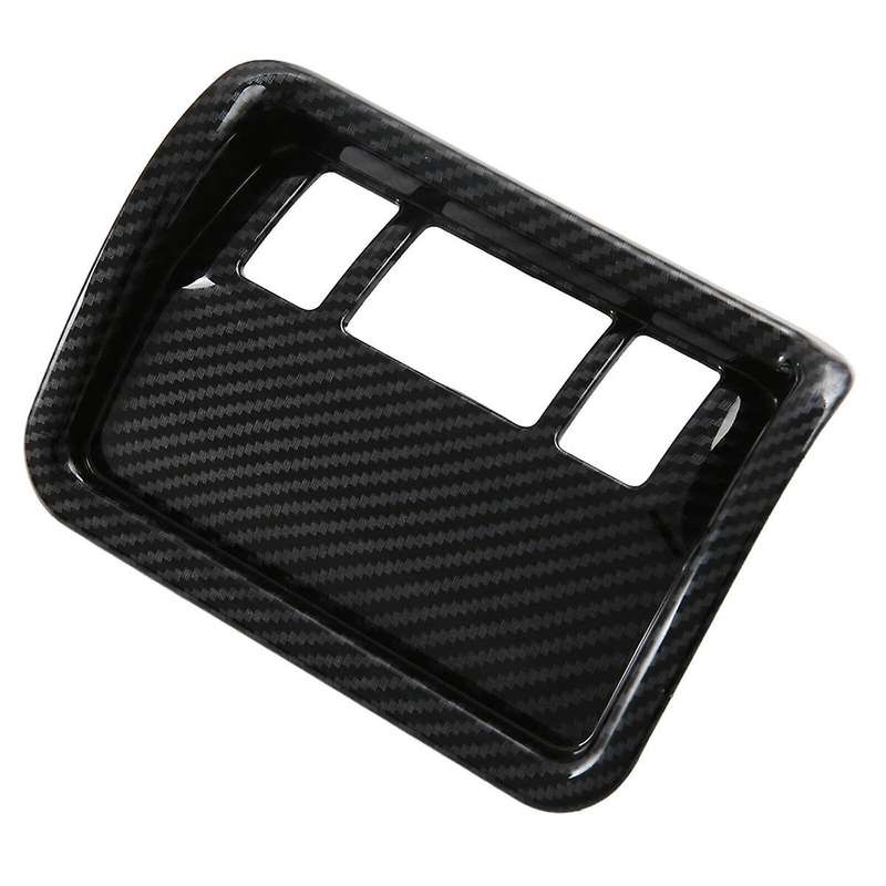 for Crosstrek 2023 2024 Car Head Light Lamp Adjustment Switch Cover Trim Accessories ABS Carbon Fibe