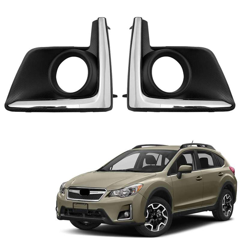 for Crosstrek 2016 2017 Front Bumper Fog Lamp Frame Cover Fog Light Trim Bezel Cap 57731-FJ430 Left