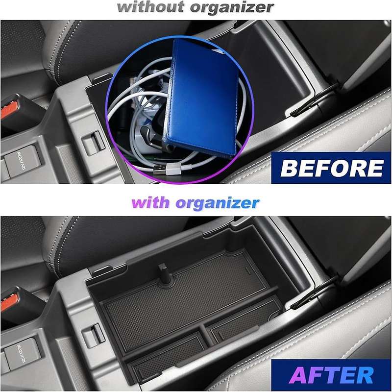 for Crosstrek 2023 2024 Center Console Organizer, Armrest Storage Box Phone Card Holder Storage Box