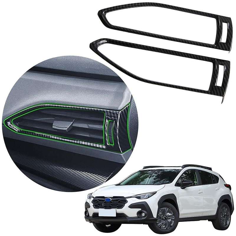 for Crosstrek 2023 2024 Car Side Air Conditioning Vent Outlet Trim Frame Cover Trim Accessories ABS