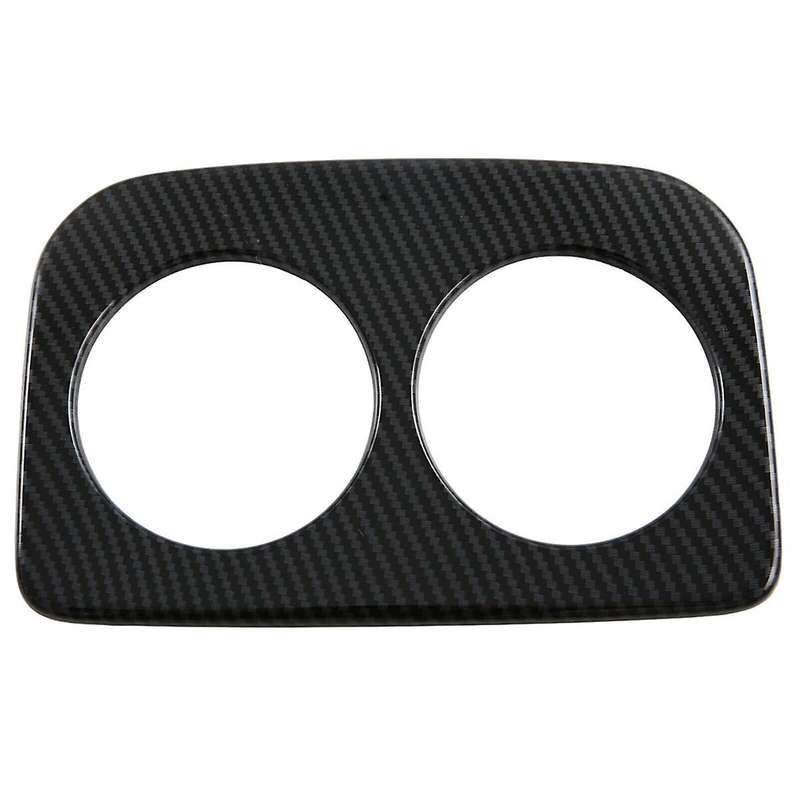 for Crosstrek 2023 2024 Car Rear Water Cup Holder Cover Trim Accessories ABS Carbon Fiber