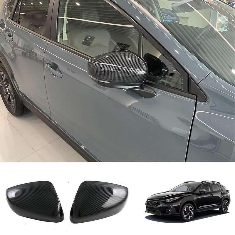 for Crosstrek 2023 2024 Car Side Door Mirror Cover, Rearview Mirror Cover Trim Accessories Abs Carbo