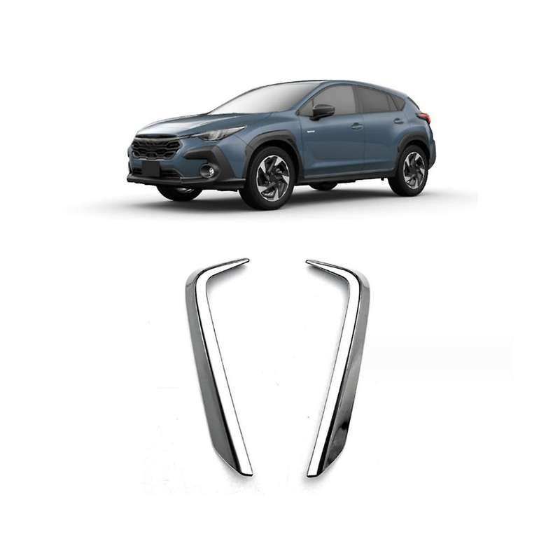 for Crosstrek Impreza 2024 Chrome Rear Bumper Fog Lamp Frame Car Trim Accessories
