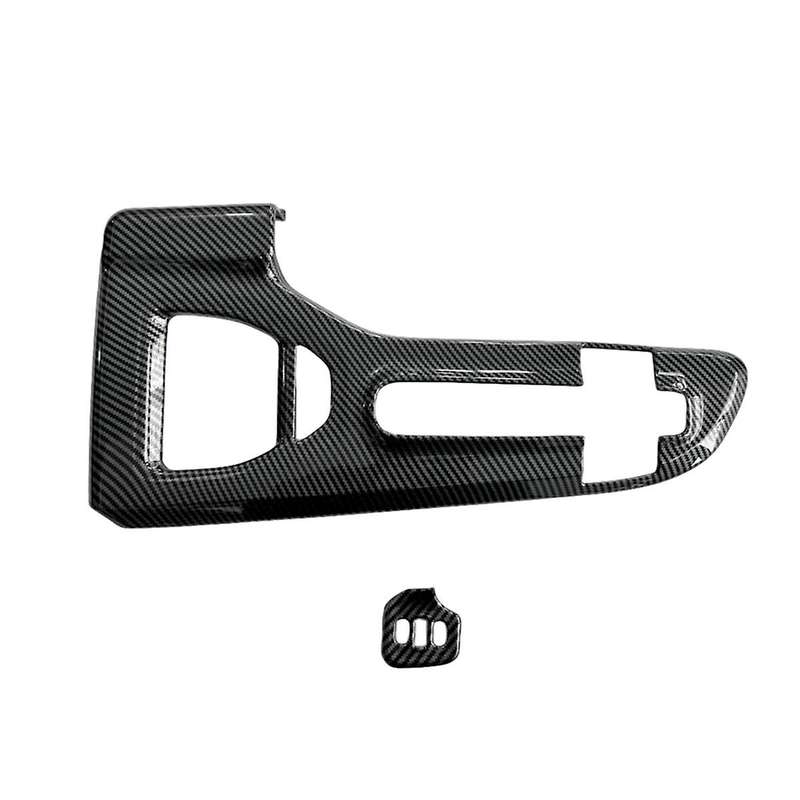 for Crown 2023 2024 Lhd Abs Carbon Fiber Console Gear Shift Knob Panel Cover Trim Interior Accessori